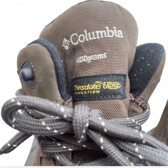 Columbia Bugaboot III winter boots in brown leather Men’s Size 13 - Picture 4 of 7